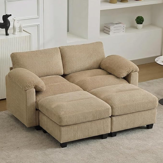 61'' Modular Loveseat Sofa by HATPPTO