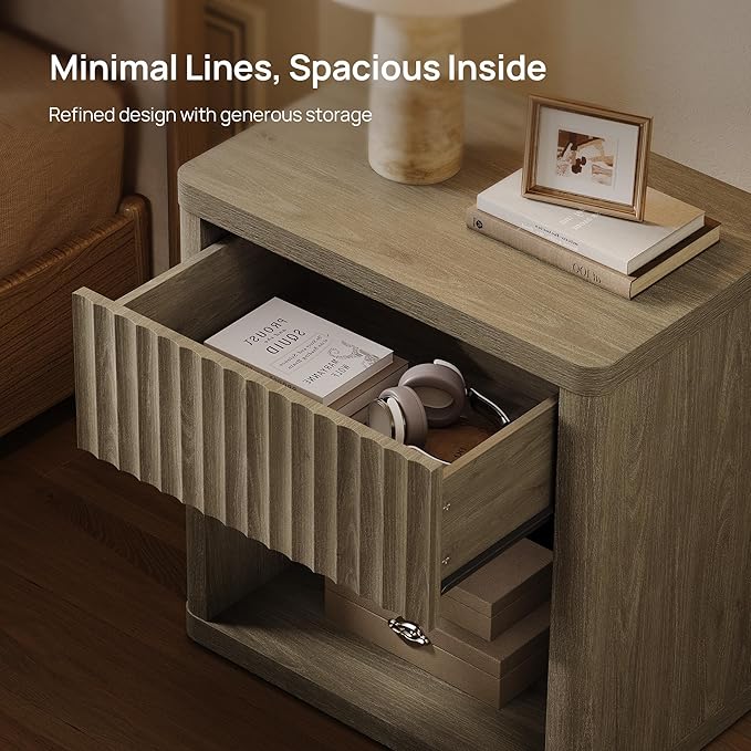 SICOTAS Night Stand Set of 2 Nightstands - Image 6