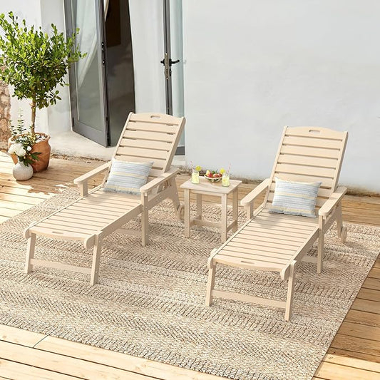 LUE BONA Outdoor Lounge Chair Set by LUEBONA