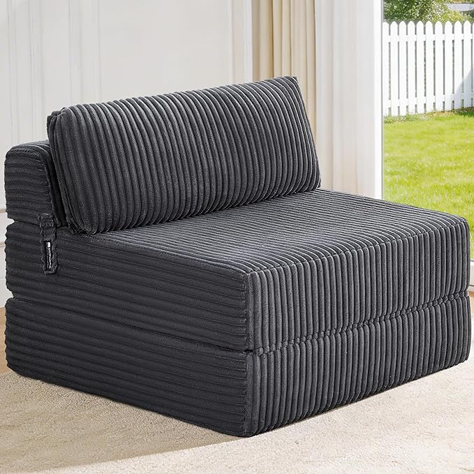 Convertible 4-in-1 Folding Sofa Bed Boneless Sleeper Chair Couch Foldable by Unknown