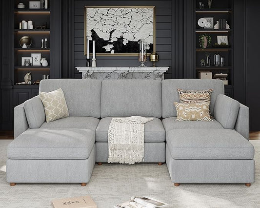 116'' Oversized Modular Sectional Sofa by Kalafini