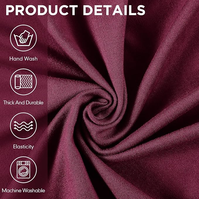 Peryiter 2 Pcs Sofa Covers Couch and Loveseat Covers Set Stretch Sofa Slipcover - Image 4