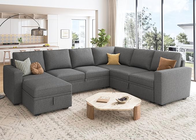 HONBAY Sectional Sleeper Sofa - Image 7