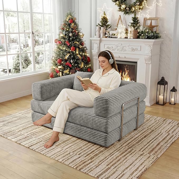 BSHOMGI 4 in 1 Futon Sofa Bed Queen Size - Image 9