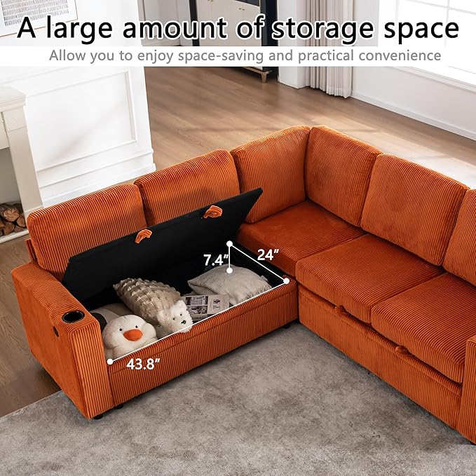 Modular Sectional Sleeper Sofa - Image 6