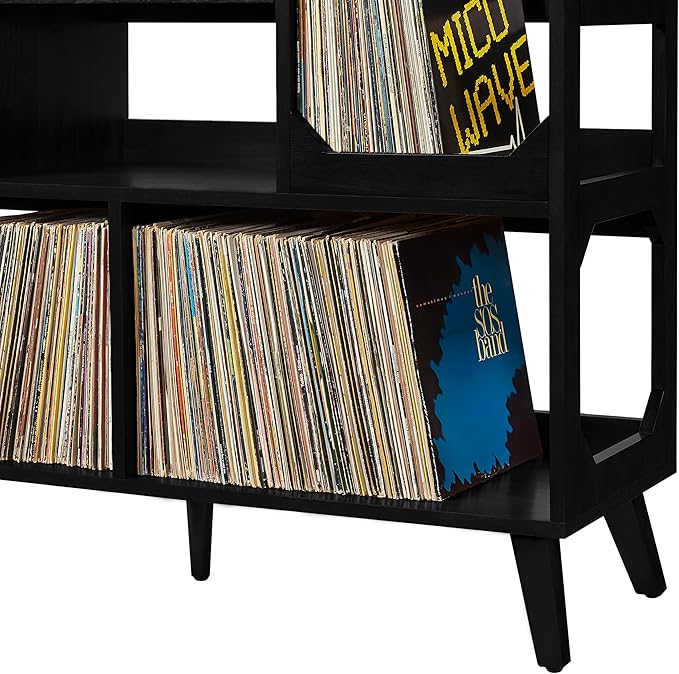 Crosley Furniture Asheville Mid-Century Modern Media Console Record Player Stand - Image 12