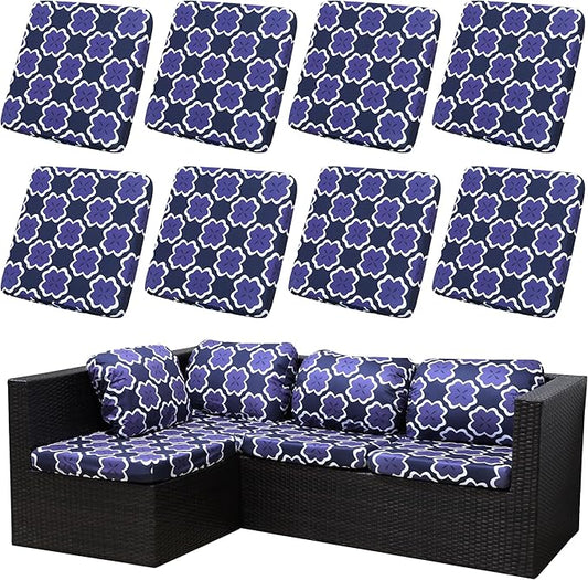 Outdoor Cushion Covers Set, Replacement by SUKAIKEQA