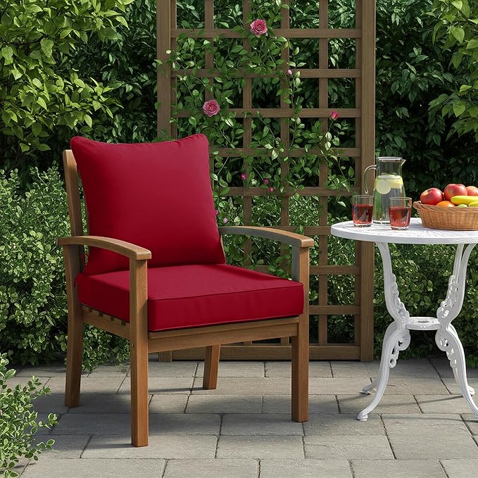 Summsun Outdoor Cushions for Patio Furniture, Double-Sided Waterproof Backrest - Image 2