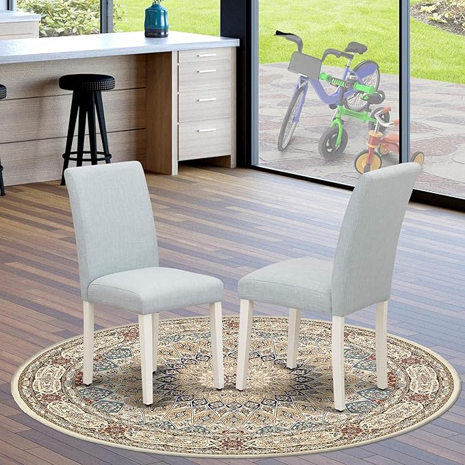 East West Furniture ABP0T15 Abbott Parson Dining Chairs - Image 2
