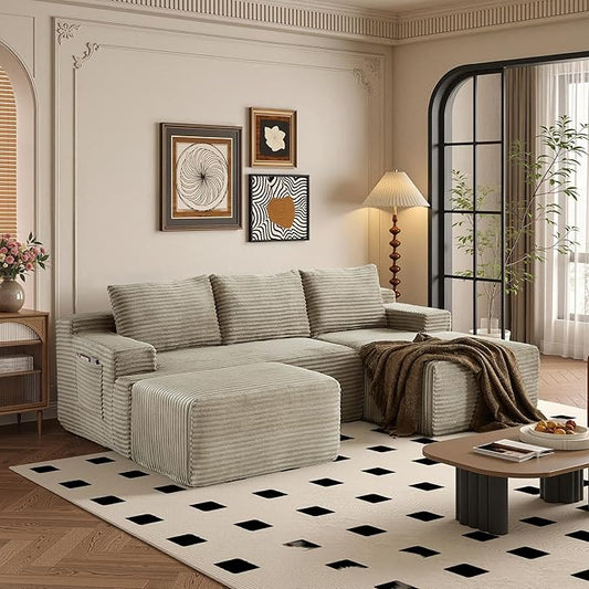 96" Sectional Couches for Living Room Cloud Couch Sofa by Chorlenimi