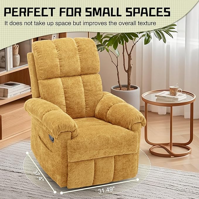 Korser Recliner Chair, Swivel Rocker Recliner Chair - Image 8