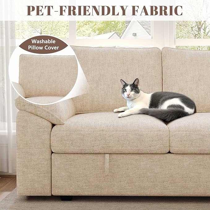 85 Inch Modular Sectional Sofa - Image 8