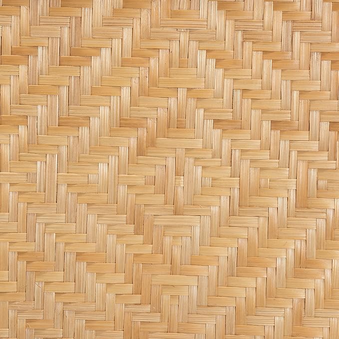 bali & pari Baara Modern Bohemian Natural Rattan Nightstand - Image 7