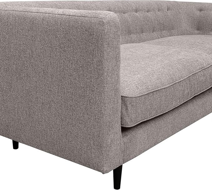 Armen Living Annabelle 80" Modern Gray Fabric Sofa - Image 7