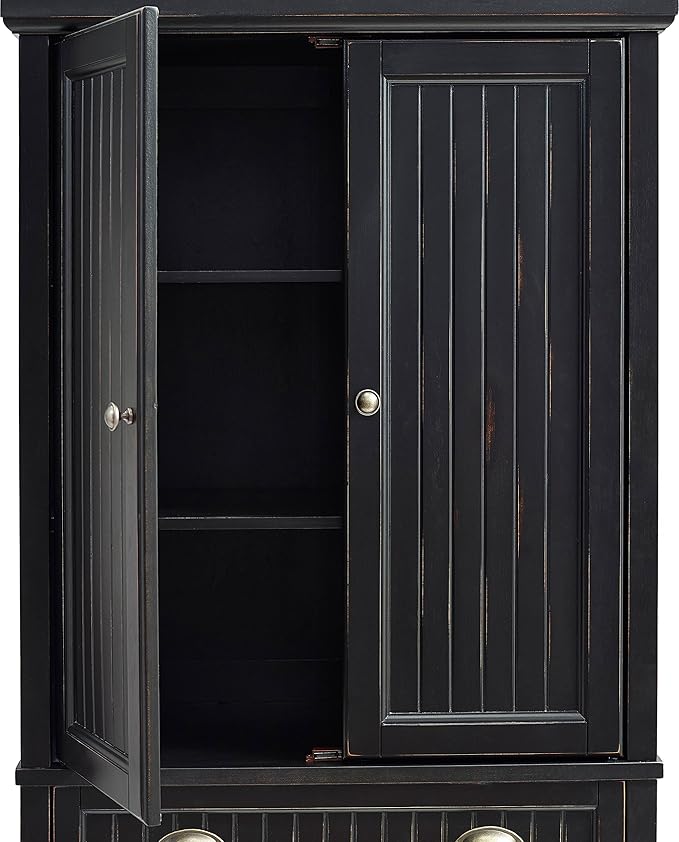 Crosley Furniture Seaside Coastal Pantry Storage Cabinet - Image 9