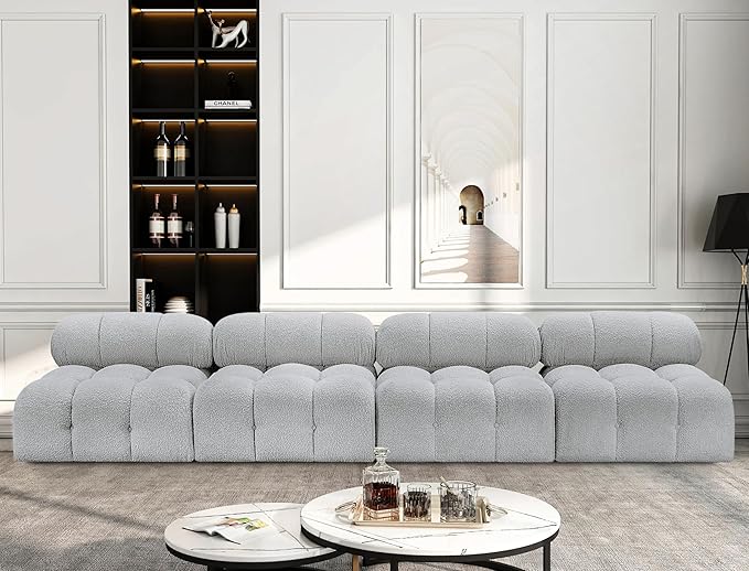 Meridian Furniture 611Grey-S136B Ames Collection Modern | Contemporary Modular - Image 2