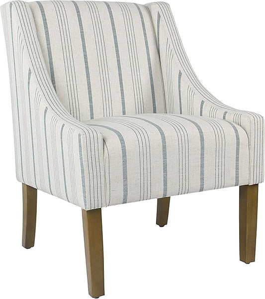 Homepop Home Decor Upholstered Classic Swoop Arm Accent Chair Accent Chairs by HomePop