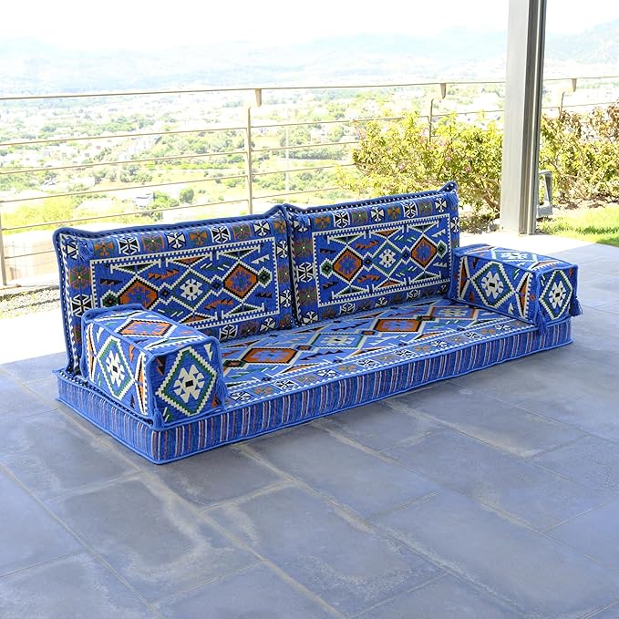 mysticalanatolia Arabic Majlis Sofa – 75x27x4 inch Floor Seating Convertible - Image 3