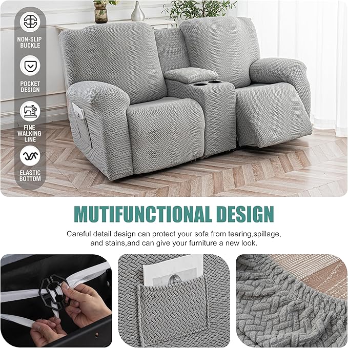 Genina Recliner Loveseat Covers - Image 5