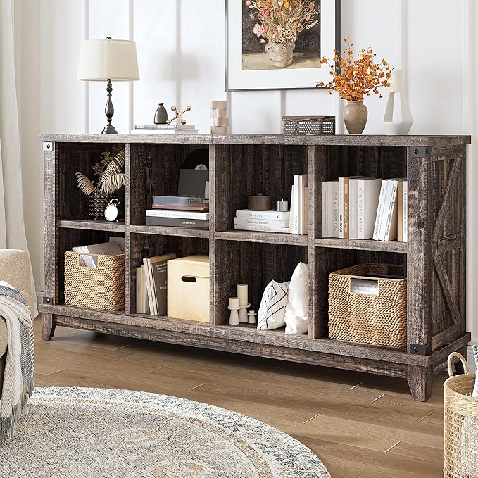 EnHomee 8 Cube Storage Organizer and Shelves, Cube Shelf Bookshelf - Image 7