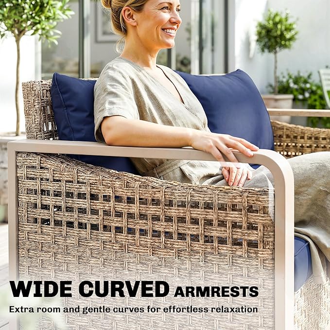 Outsunny Outdoor Patio Couch - Image 5