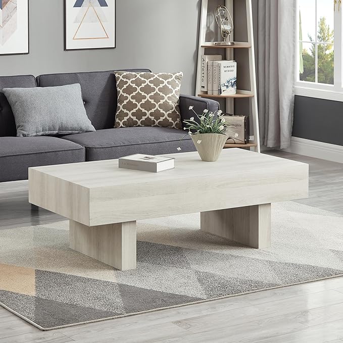 Roundhill Furniture Athens 3-Piece Set Modern Accent Coffee Table - Image 8