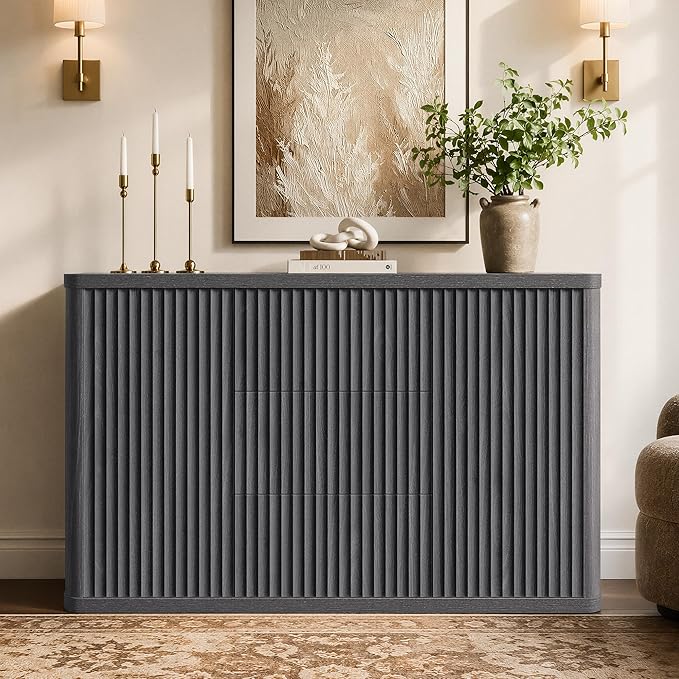 SICOTAS Buffet Cabinet with Storage 54.7" Large Modern Accent Storage Cabinet - Image 9