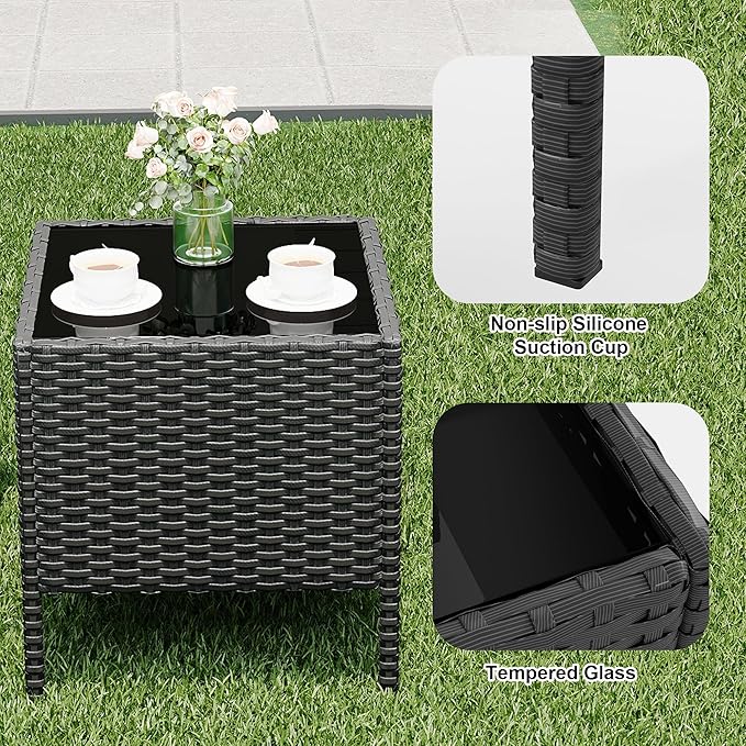 GarveeLife 3 Pieces Patio Furniture Set, Outdoor Furniture Sets - Image 6
