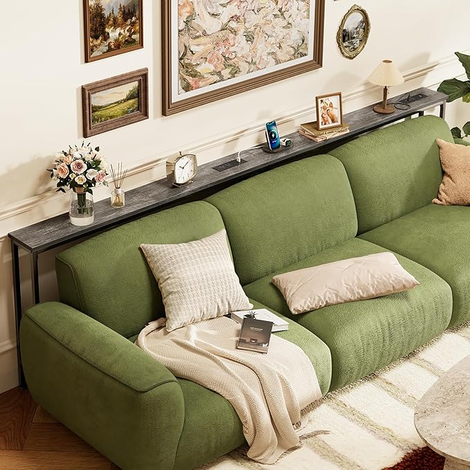 SUPERJARE 110.2 Inch Sofa Table - Image 7