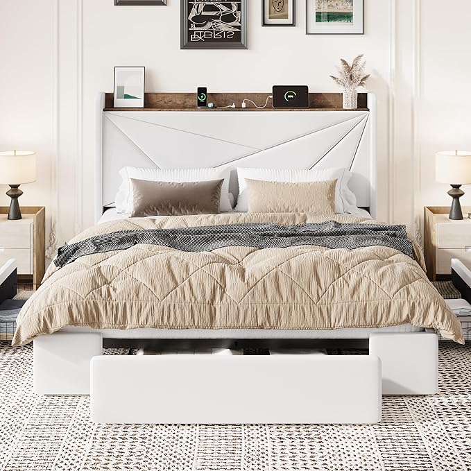 SHA CERLIN Full Size Bed Frame - Image 3