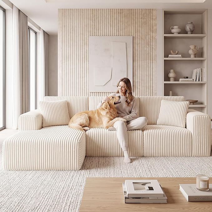 GRUSIGN 107'' Cloud Sectional Boneless Couches - Image 6