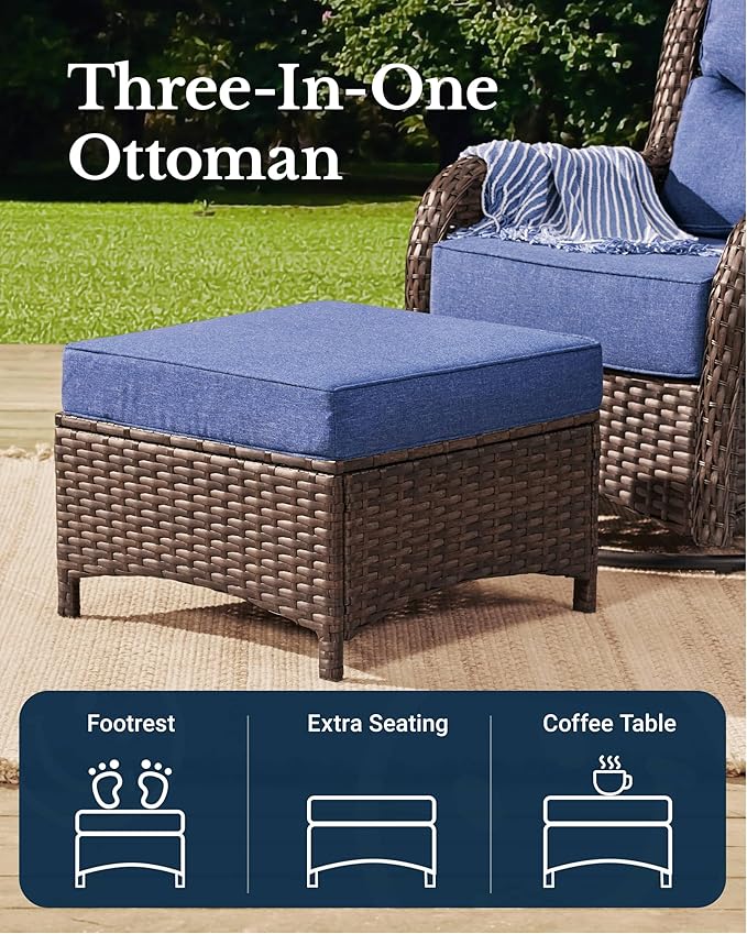 HILLGA Luxury High Back Patio Furniture Set - Image 7