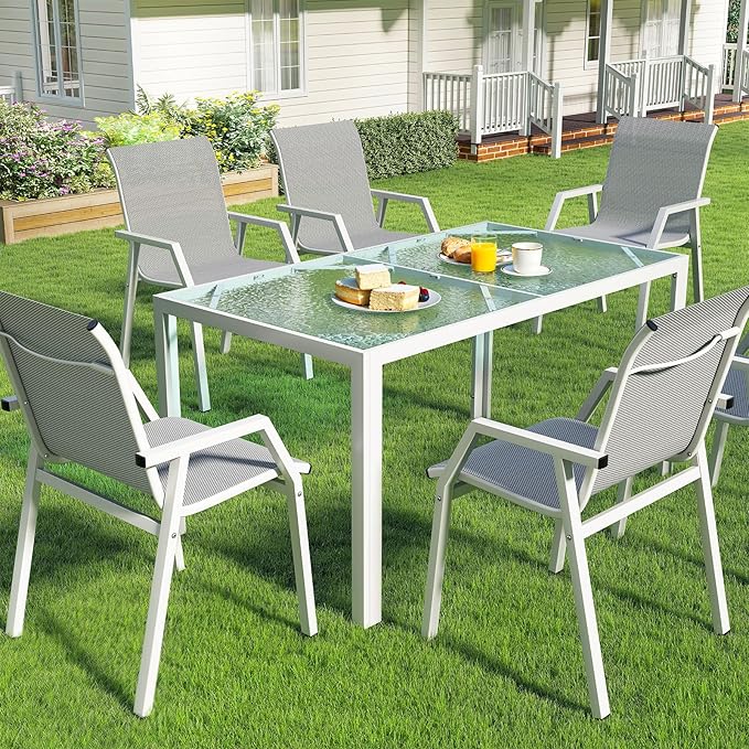 Jocoevol 7 Piece Patio Dining Sets - Image 6