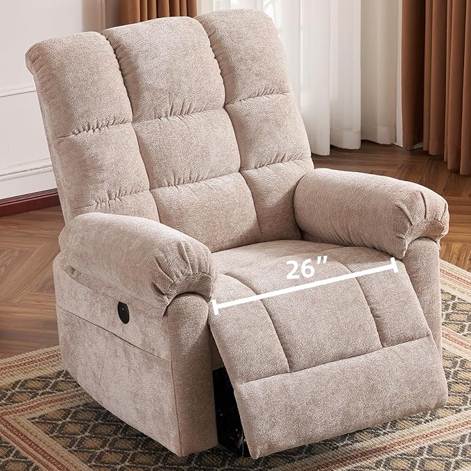 Oversized Power Lift Recliner Chair by Rhevoy