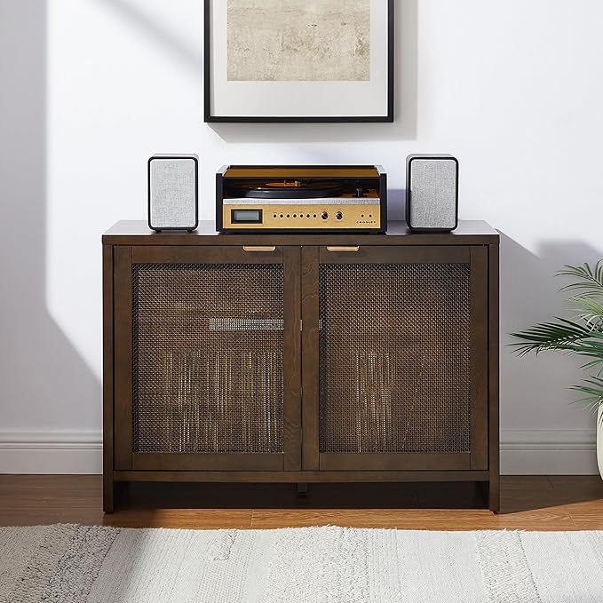 Crosley Furniture Kenji Media Console, Record Player Stand - Image 8