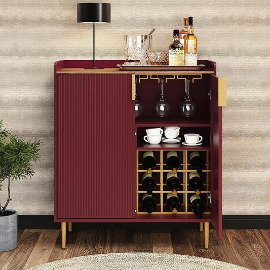 ARTPOWER Coffee Bar Cabinet by PowerofArtBetterforLife