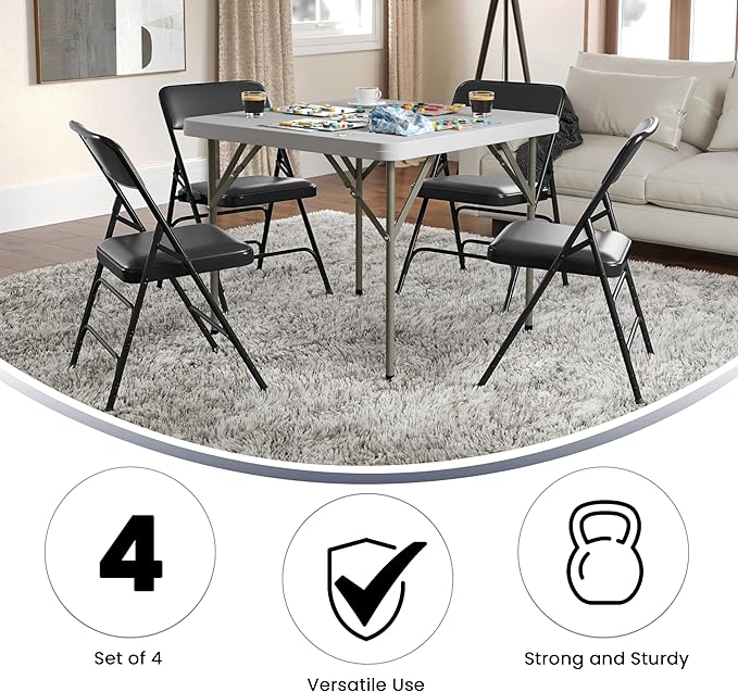 Flash Furniture Hercules Series Metal Folding Chairs - Image 5