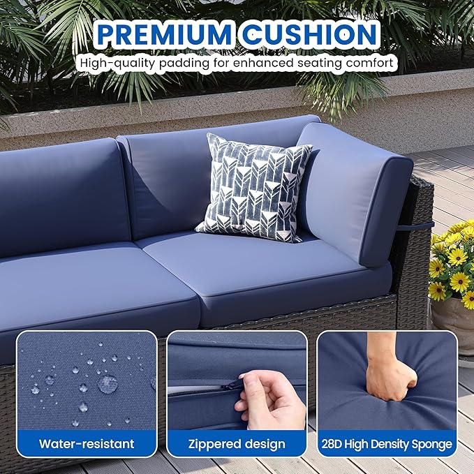 8 Piece Patio Furniture Set - Image 6
