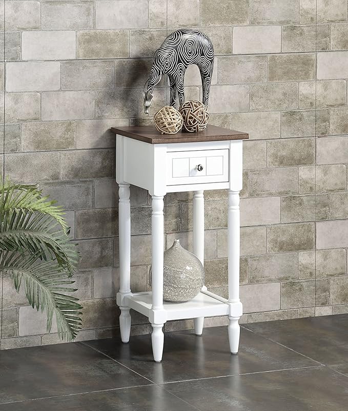 Convenience Concepts French Country Khloe 1 Drawer Accent End Table 14" - Image 2