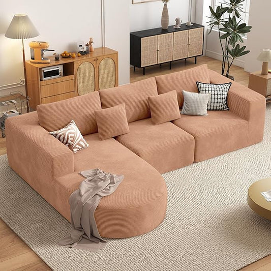 Boneless Couches for Living Room, Cloud Sectional Couch by Nebuaegis