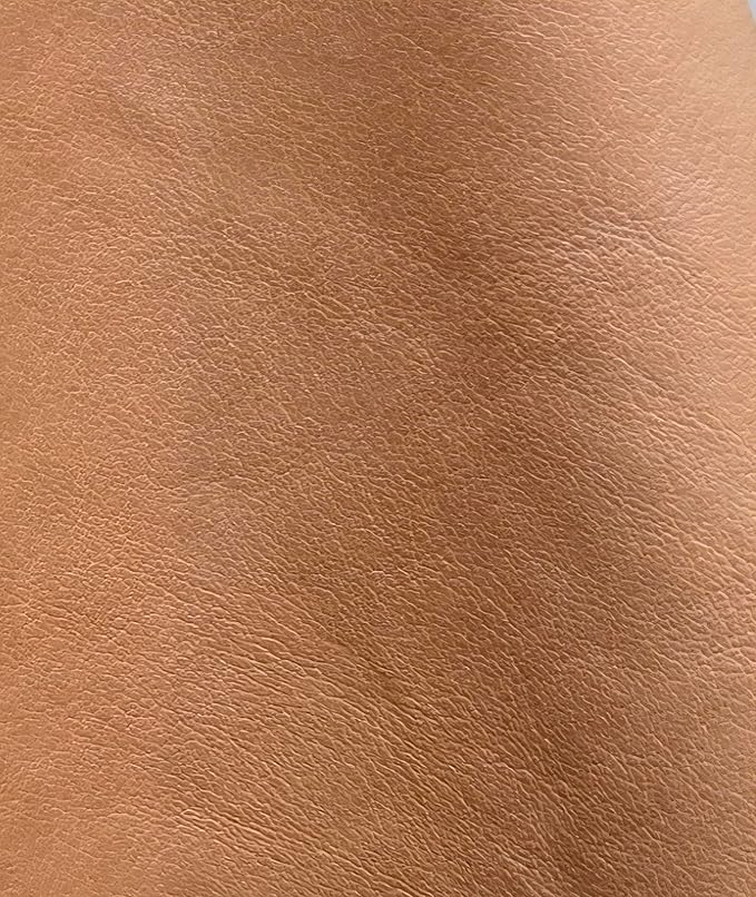 NAT Leathers | Camel Wheat Soft Faux Vegan Leather PU | 20 Yards Cut by The - Image 3