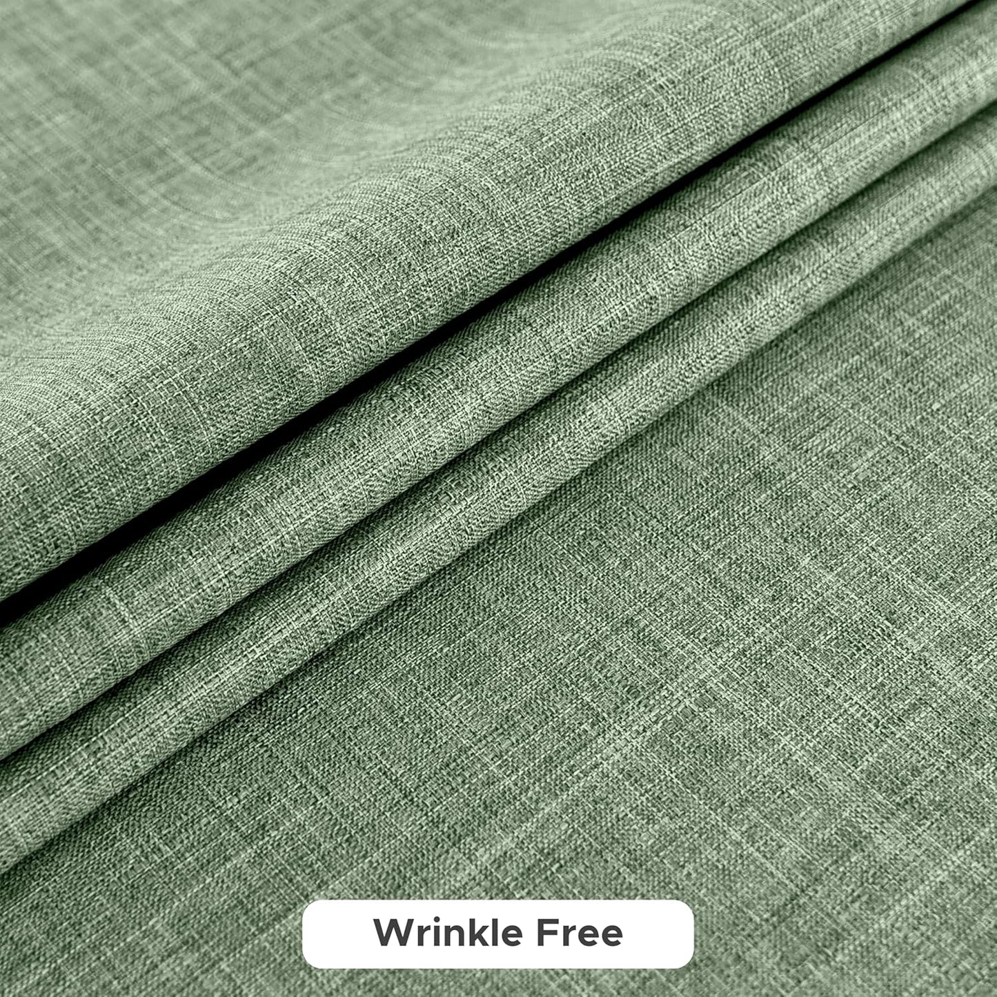 Fitable Faux Linen Tablecloths for Rectangle Tables: Water & Stain Resistant Farmhouse Table Cloth, Washable Burlap Textured Table Covers for Kitchen Dining Party(2 Pack, 60x84 Inch, Sage Green)