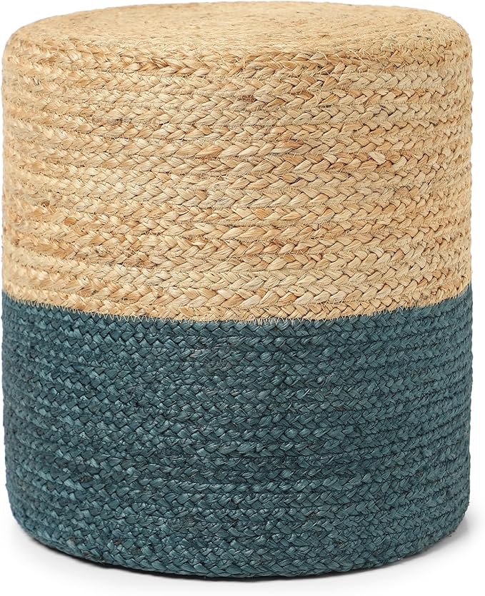 REDEARTH · Cylindrical Pouf Foot Stool Ottoman - Image 3