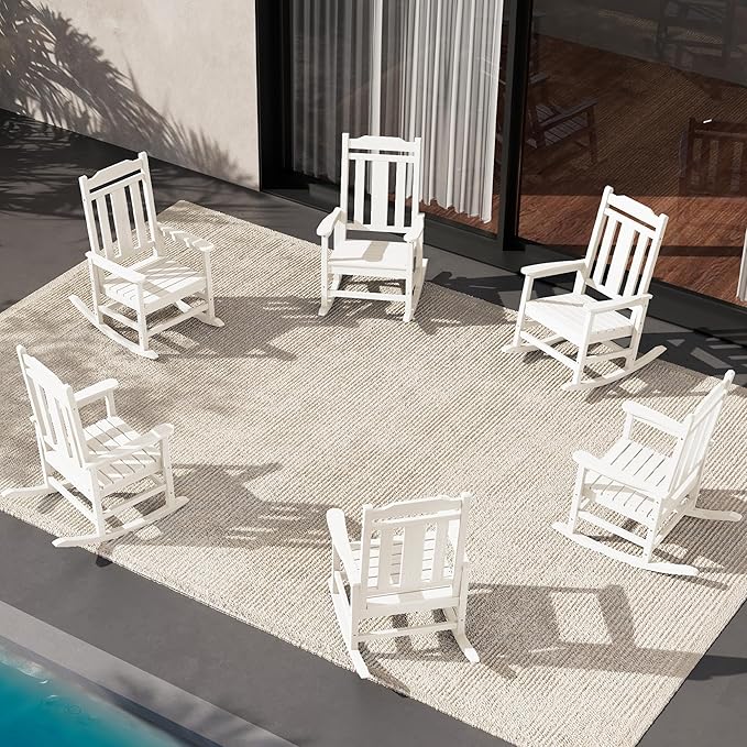 SERWALL HDPE Outdoor Rocking Chair by SERWALL