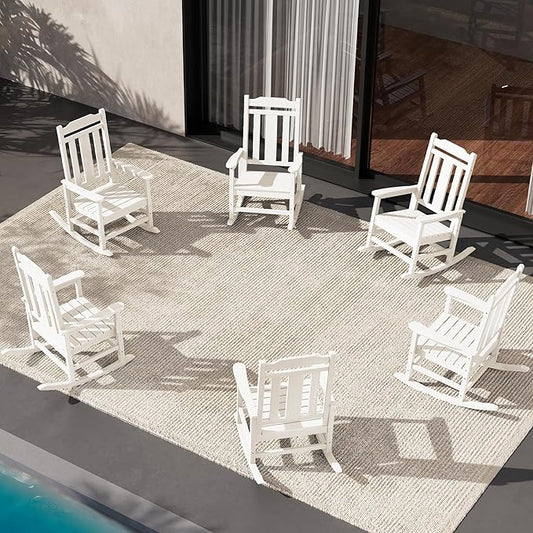 SERWALL HDPE Outdoor Rocking Chair by SERWALL