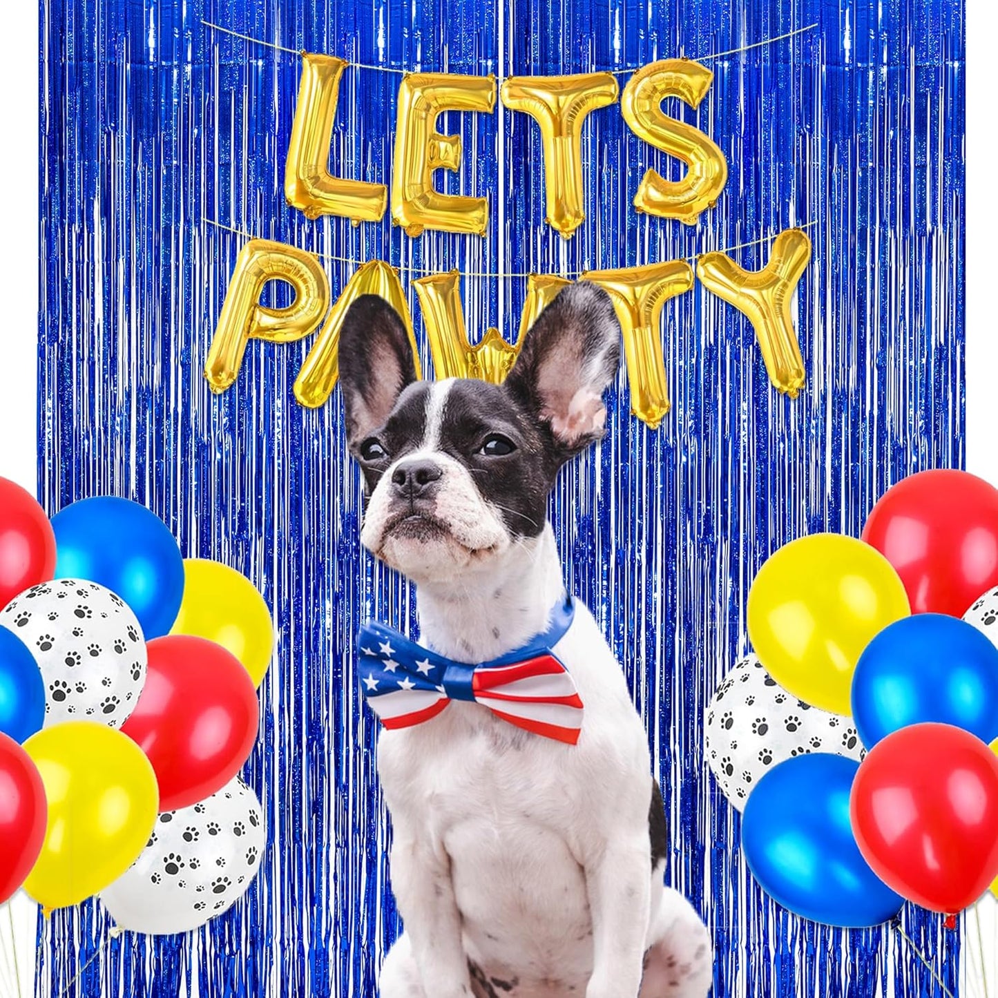 Dark Blue Tinsel Backdrop Streamers - GREATRIL Party Streamers Backdrop Foil Fringe Curtains for Birthdays/Bachelorette/Bridal Shower/Engagement Decorations - 1m x 2.5m - Pack of 2