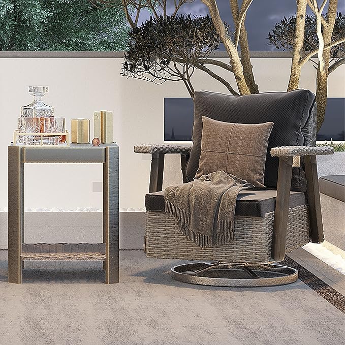 Joyside Patio Chair with Side Table - Image 6