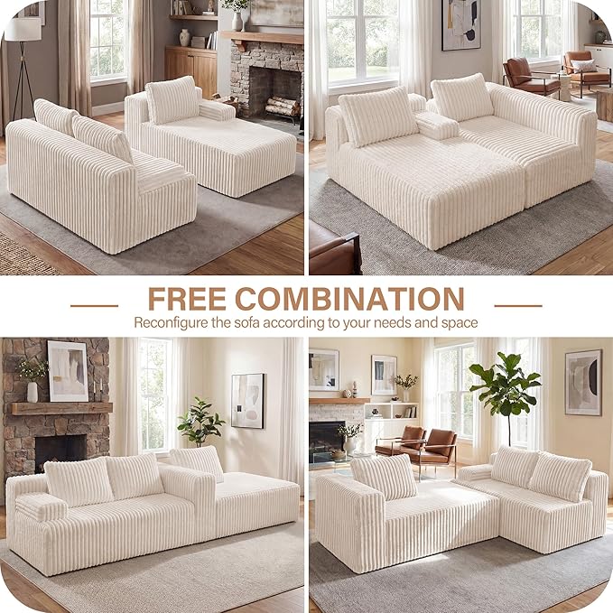 Modular Sectional Sofa Couches L-Shape Couch - Image 5