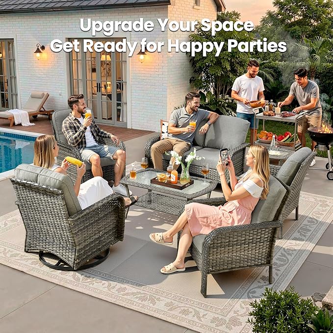 Weaxty 7 Pieces Patio Furniture Set - Image 9