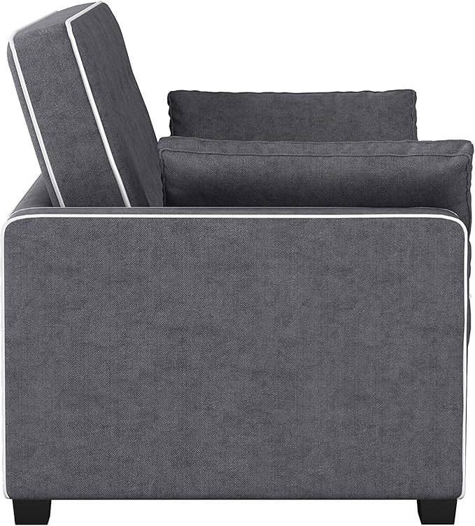 Serta Ainsley 72.6" Convertible Sleeper Sofa, Queen Size, Dreamcoil Comfort - Image 15